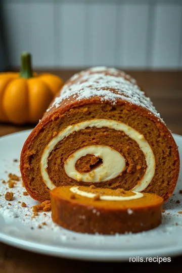 Libby s Pumpkin Roll Recipe presentation