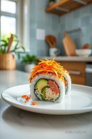 Lion King Sushi Roll steps