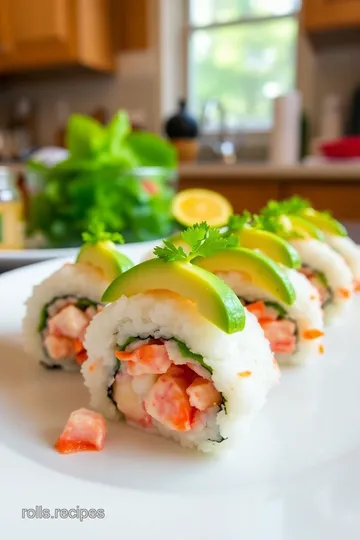 Lobster Roll Sushi steps