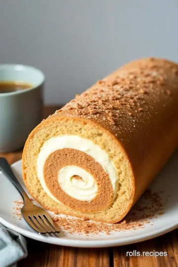 Milk Tea Swiss Roll Cake: The Ultimate Creamy Delight Recipe! presentation