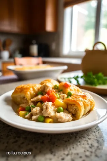 Quick Homemade Chicken Pot Pie with Crescent Rolls steps