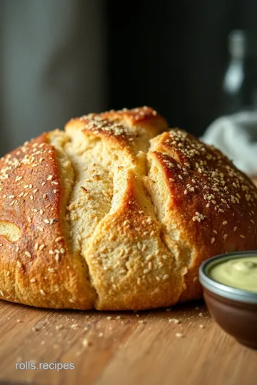 Rustic Whole Grain Ciabatta Rolls presentation