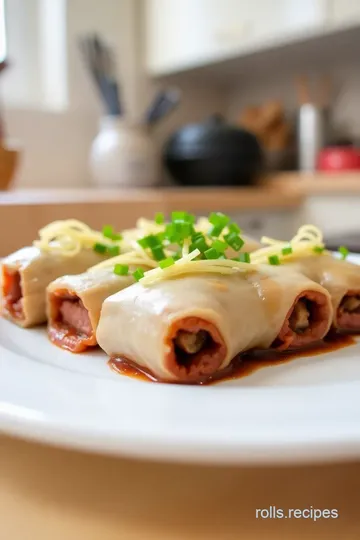 Savory Enoki Beef Rolls steps