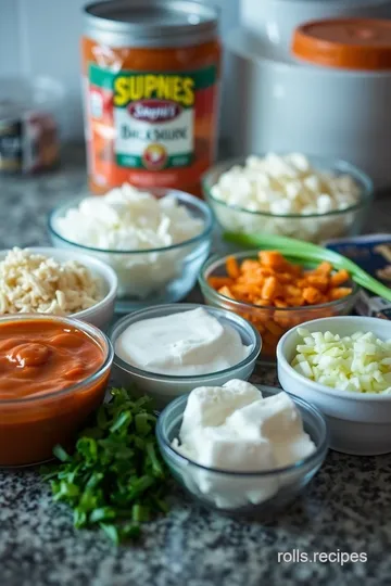 Savory Spinach and Feta Pinwheels ingredients