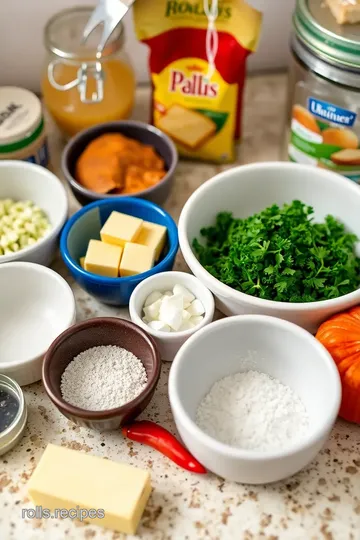 Sweet and Savory Hawaiian Roll Garlic Bread ingredients