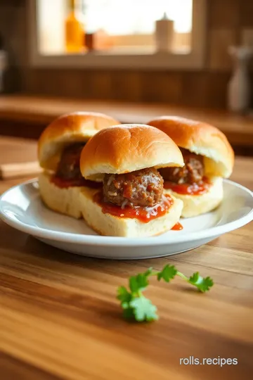 Sweet & Savory Meatball Sliders on Hawaiian Rolls steps