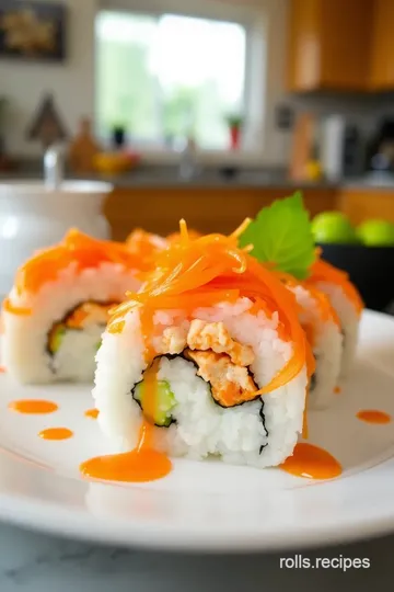 Volcano Roll Sushi Recipe steps