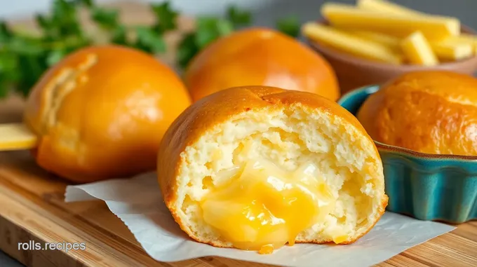 Bake Cheese Rolls with Cheddar Delight