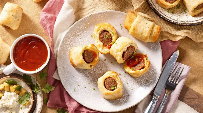 Delicious Mini Sausage Rolls Recipe